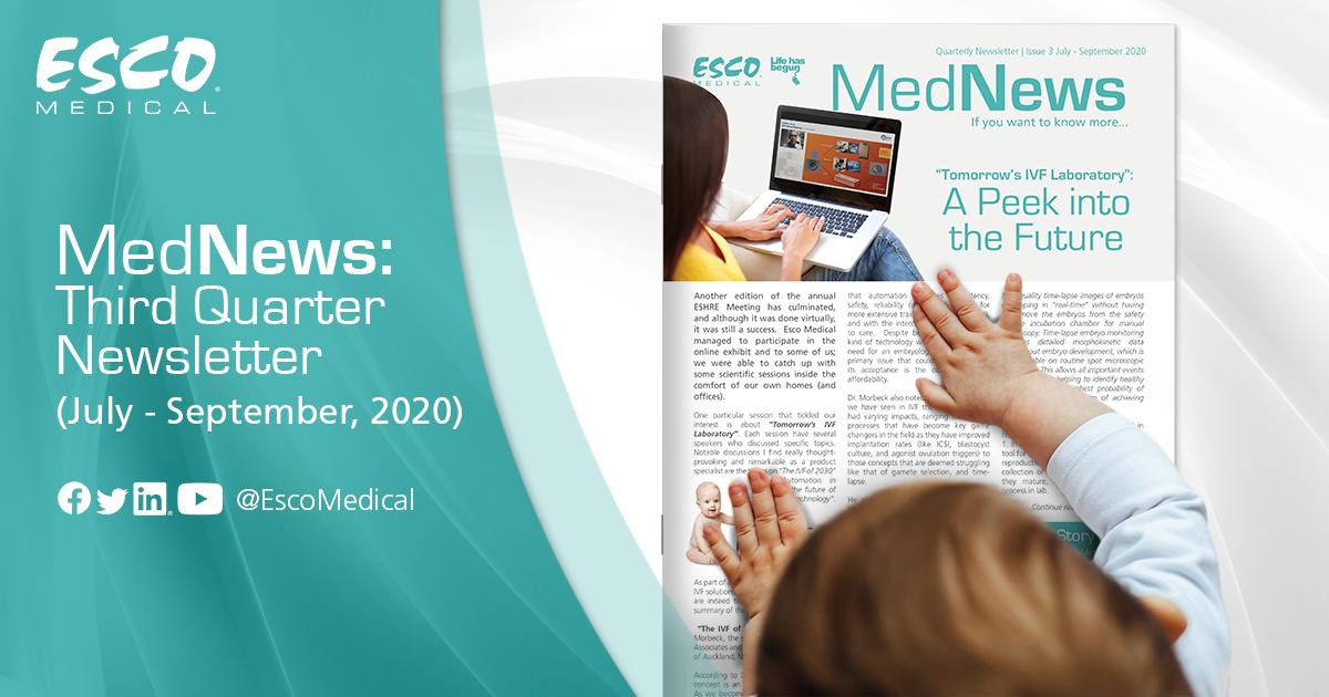 Esco Medical |季度新闻|第3版 7 –9月 2020
